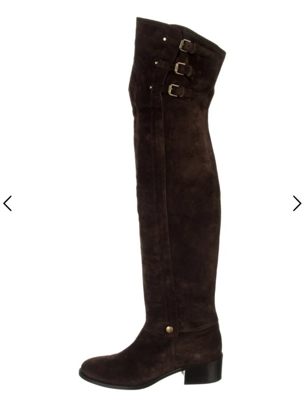 Ralph Lauren Collection suede over knee boots